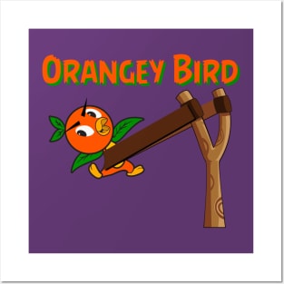 Orangey Bird Posters and Art